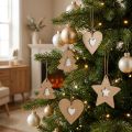 Christbaumschmuck Stern Tanne Herz Papier 7cm 36St | Floristik21.de
