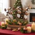 Dekozweige Weihnachten künstlich Mix Sortiert 29cm 3 Bund | Floristik21.de