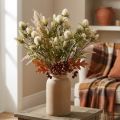 Distel künstlich Deko-Zweig Creme 10 Blütenköpfe 68cm 3St | Floristik21.de