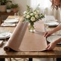 Kunstleder Braun Dekostoff Leder Tischband 33cm×1,35m | Floristik21.de