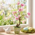 Mandelbäumchen Künstlich Rosa Blüten Deko Frühling Sommer | Floristik21.de