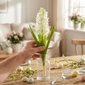 Hyazinthe Real-Touch Weiß 40cm | Floristik21.de