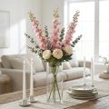 Delphinium Rittersporn künstlich Rosa 82cm 3St | Floristik21.de