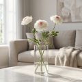 Künstliche Ranunkel 51cm im 3er-Set mit naturgetreuen Blüten für edle Dekorationen | Floristik21.de