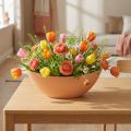 Deko-Schale Pflanzschale Aprikot 34cm x 11cm H11cm | Floristik21.de
