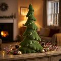 Tannenbaum Deko Weihnachtsbaum Tanne beflockt Grün 76cm | Floristik21.de