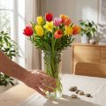 Blumenvase, Glaszylinder, Glasvase rund Ø10cm H27cm | Floristik21.de
