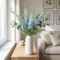 Künstlicher Rittersporn Blau, Dekoblume Delphinium 130cm, Seidenblume | Floristik21.de