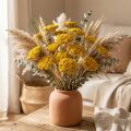 Achillea Trockenblumen Gelb, 1kg, 45-60cm, Naturfarben | Floristik21.de