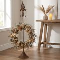 Kranzhalter Kranzständer Antik Rostoptik 4 Haken 76cm | Floristik21.de