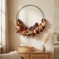 DIY Box Ring Trockenblumen-Kranz Strohblumen Ø30cm - Boho Dekoring selbst gestalten | Floristik21.de