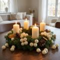 Mini Weihnachtskugeln Creme Mix Matt/Glanz Ø25mm 140St | Floristik21.de