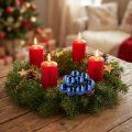 Mini Weihnachtskugeln mit Draht 20mm Blau 140 Stück aus Glas | Floristik21.de
