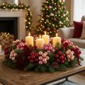 Weihnachtskugeln aus Glas am Draht 20mm glänzend Rosa Rot Set 140 Stück | Floristik21.de