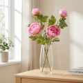 Kunstrosen Pfingstrosen Künstlich Pink L80cm 2St - Elegante Deko | Floristik21.de
