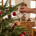 Deko Sterne Schwarz zum Hängen Weihnachtsbaumschmuck Ø12cm Set 12 Stück | Floristik21.de