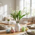Deko Maiglöckchen Künstliche Frühlingsblumen Weiß 31cm 3 St | Floristik21.de