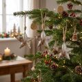 Hängedeko Deko Stern Weihnachten Metall Silber 11cm 3 St | Floristik21.de