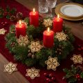 Weihnachtssterne Sterne Weihnachtsdeko Metall Ø6cm 36 St | Floristik21.de