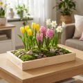 Holztablett Deko Tablett Holz Rechteckig Natur 34×20×3,5cm | Floristik21.de