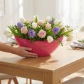Deko-Schale Pflanzschale Pink 39cm x 12cm H13cm | Floristik21.de