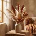 Trockenblumen Sorghum Hirse Orange Trockenfloristik 70cm 3St | Floristik21.de