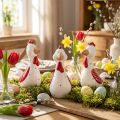 Deko Hühner Osterdeko Figuren Keramik Deko 15cm 3St | Floristik21.de