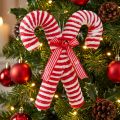Deko Zuckerstangen zum Hängen, Weihnachtsbaumschmuck Rotweiß 28cm | Floristik21.de