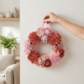 Blumenkranz Sola-Holz, hängend 25cm, Innenbereich | Floristik21.de