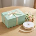 Geschenkband Creme Doppelsatin Floristik Hochzeiten Dekoration 3mm x 50m | Floristik21.de