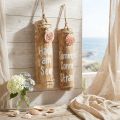 Treibholz Deko mit Muschel Wanddeko Holz H29cm 2St | Floristik21.de
