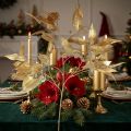 Eukalyptus Künstlich Lanzetten Eukalyptuszweig Gold 95cm | Floristik21.de