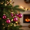 Mini Glaskugeln Weihnachten Baumkugeln Pink Ø2,5cm 22 St | Floristik21.de