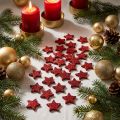 Stern Glitter 1,5cm zum Streuen Rot 144St | Floristik21.de