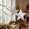 Weihnachtsdeko Deko Stern zum Hängen 30cm 3 St | Floristik21.de