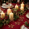 Glitzernde Goldsterne 4,5cm - Tischdeko Weihnachten - 120er Set für Festlichkeit & Glanz | Floristik21.de