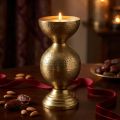 Kerzenhalter orientalisch Teelichthalter Metall 25cm | Floristik21.de