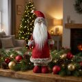 Deko Weihnachtsmann stehend Dekofigur Santa Claus Rot H41cm | Floristik21.de