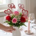 Blumenstecker Dekostecker “Love” Valentinstag 25,5cm 16 St | Floristik21.de