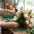 Bindestreifen kurz Grün 20cm 2er-Draht 1000 St | Floristik21.de