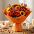 Manschettenpapier 37,5cm 100m Orange | Floristik21.de