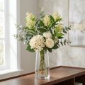 Künstliche Skimmia japonica Skimmie in Creme, 45cm Deko-Blumen Zweig 2er Set | Floristik21.de