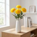 Gelbe Deko-Dahlien Kunstblumen Strahlendes Trio L64cm 3St | Floristik21.de