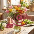 Aluminium Flachdraht Pink 5mm x 1mm 2,5m | Floristik21.de