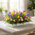 OASIS® Steckschale Weiß Sandwich-Schale für Floristik & Deko 23x11x2,5cm 25er-Set | Floristik21.de