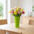 Vase „Fizzy“ Ø14,6cm H21cm Apfelgrün 1 St | Floristik21.de