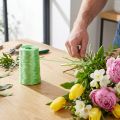 Bindebast Grün Hellgrün Kunstbast Blumenbast B5mm L800m | Floristik21.de