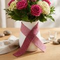 Filzband Dekoband Rosa Beere Wollfilz Zweifarbig 15cm 5m | Floristik21.de