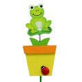 Floristik21 Frosch im Blumentopf sort. 9cm L28cm 16St