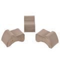 Floristik21 Blumentopf-Füße Ton 7cm Umbra 3er-Set für Balkon und Terrasse